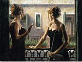 Fabian Perez BALCONES DE BUENOS IRES IV painting